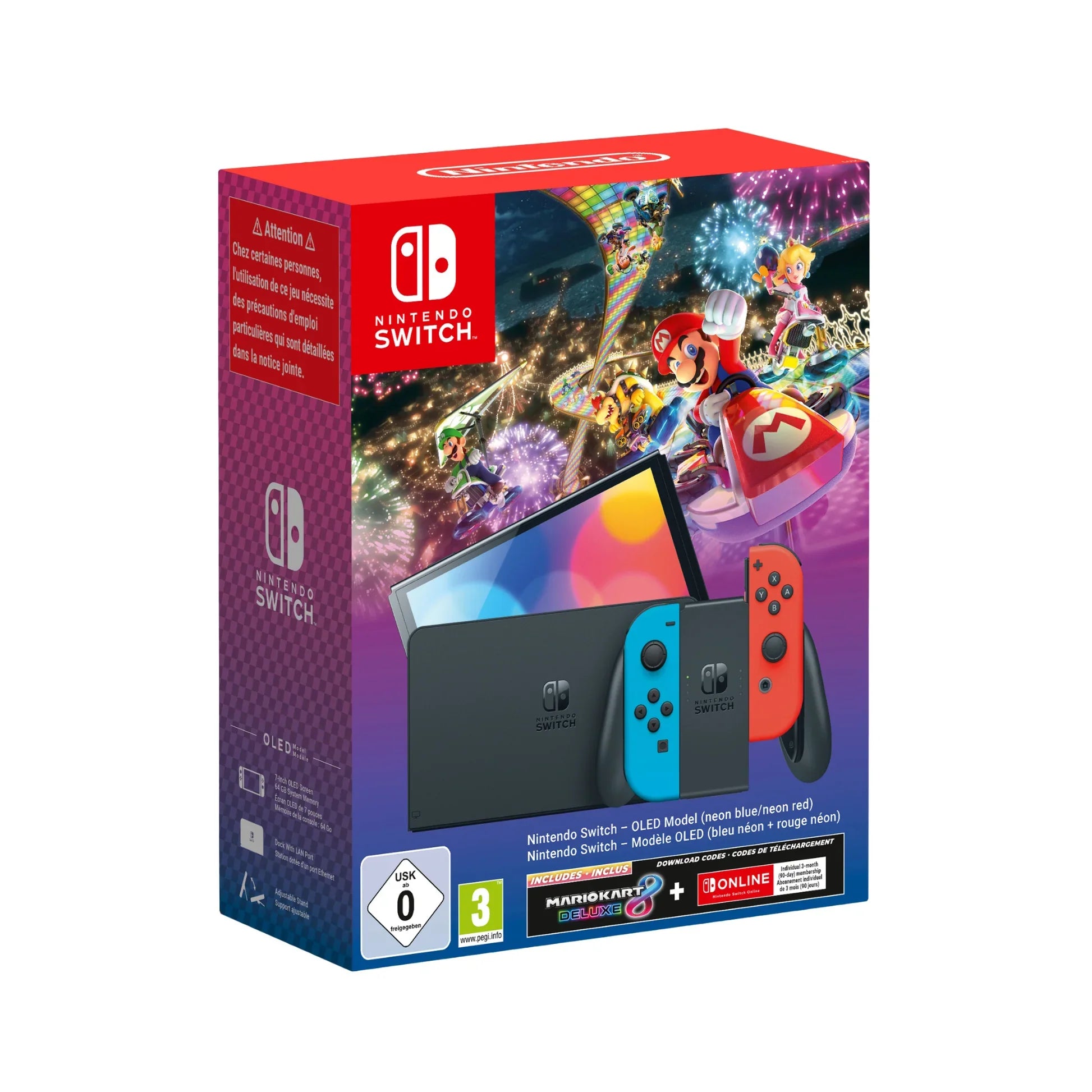 Nintendo Switch OLED Mario Kart 8 Deluxe Bundle