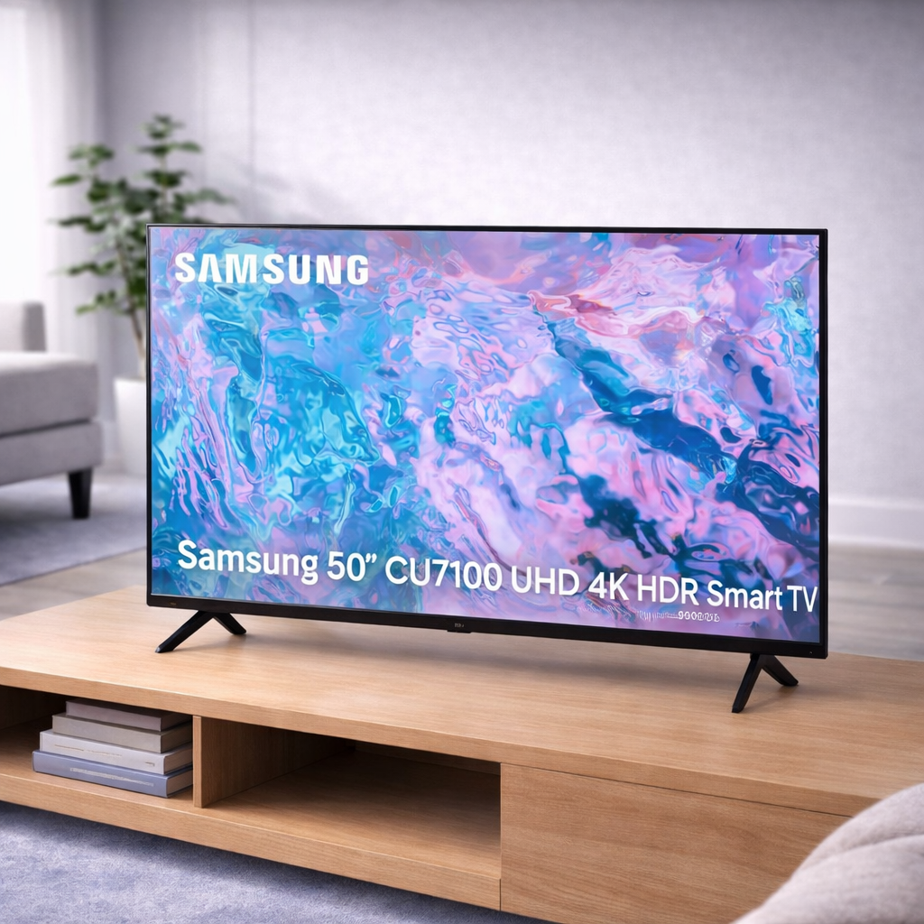 Samsung 50” CU7100 UHD 4K HDR Smart TV